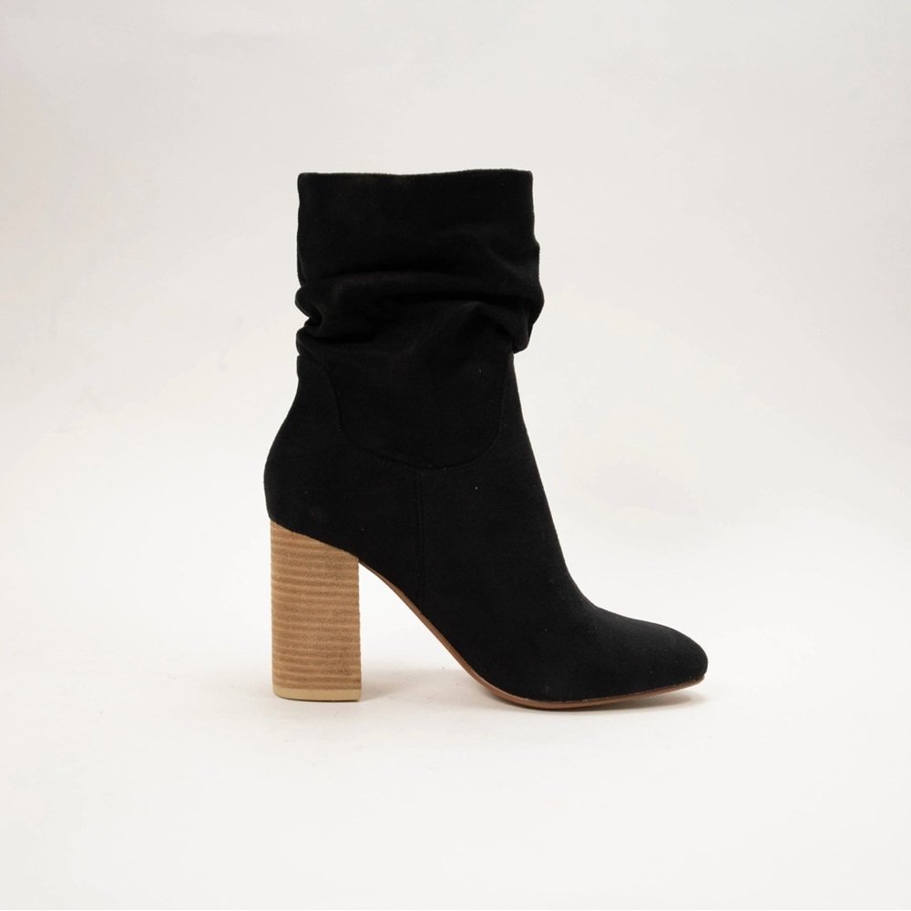 Ccocci black slouched booties